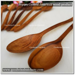 Jepara teakwood WOODEN SPATULA SMALL sendok sodet sutil kayu jati 22x4cm